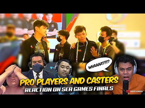 INDO PRO PLAYERS and CASTERS REACTION on SEA GAMES FINALS 🤯🤣