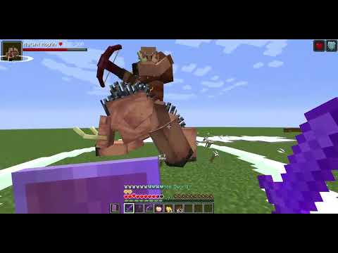 ME Vs Mutant Piglin Mount Mutant Hoglin - Minecraft Mobs Fight