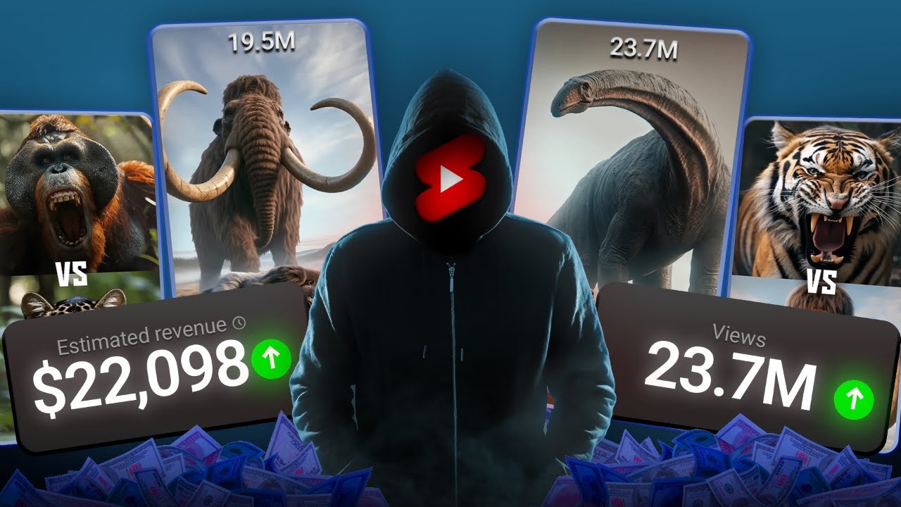 This SECRET Made Me $22,098 Uploading AI Shorts (No Skills Needed)