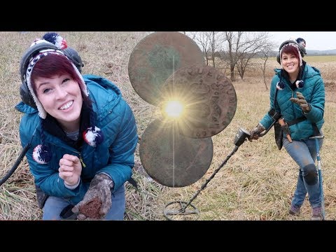 YES! I Went Metal Detecting & Discovered 200 Year-Old Coins in The Middle of Nowhere