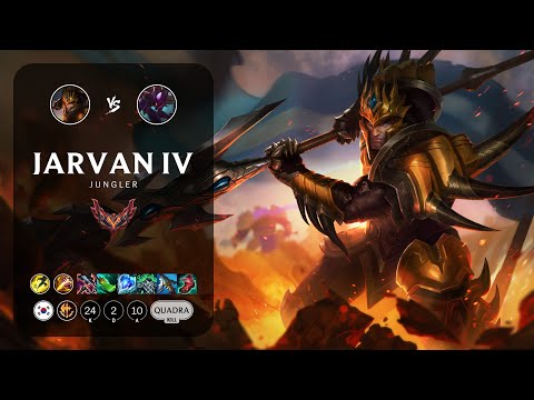 Jarvan IV Jungle vs Kha'Zix - KR Grandmaster Patch 13.19