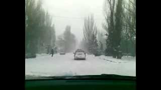 preview picture of video 'Снегопад в Скадовске'