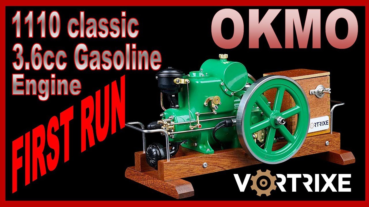 VORTRIXE & OKMO 1110 Classic Model Vintage Japanese Yanmar Gasoline Engine #modelengineering