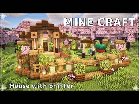 Insane Minecraft House Build with Sniffer Cat