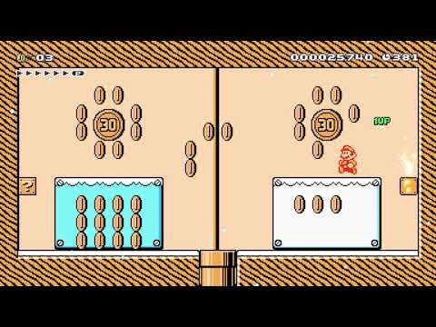 W3-1 Winter Snowy Land! by Jσşʜᴜα 🍄 Super Mario Maker 2 ✹Switch✹ #asv