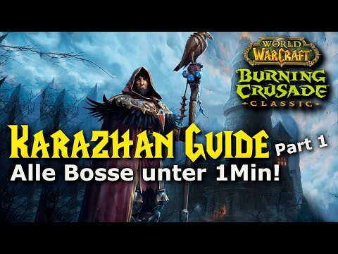 Karazhan Guide Part 1 / All Bosses under 1 Min.