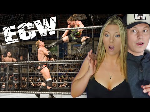 WHAT DID WE JUST WATCH?! 😱 Couple Reacts to ECW Wrestling for the FIRST TIME!