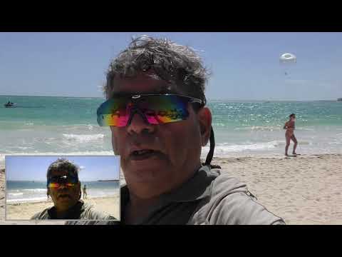 On the Punta Cana beach Arif Herekar with Nazim Sayani S4620001