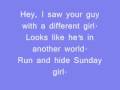 Sunday Girl-Blondie Lyrics 