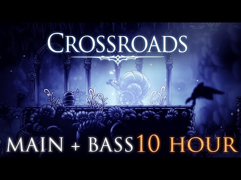Hollow Knight Ambience 10h - Crossroads Main + Bass