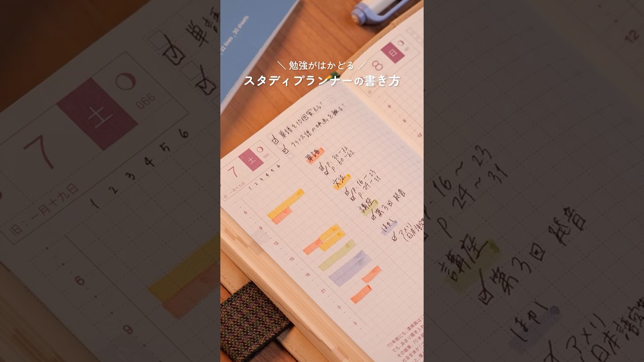 【勉強がはかどる📚️】スタディプランナー