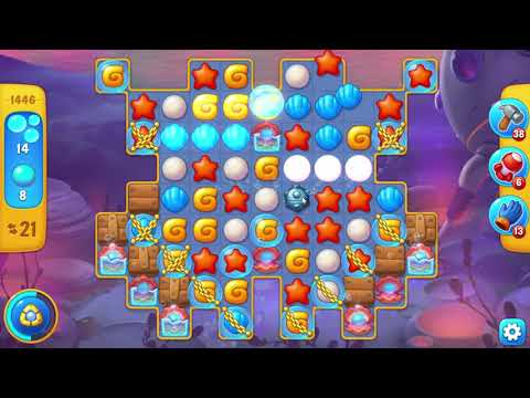 Fishdom 1446 Level - NO BooSTERS