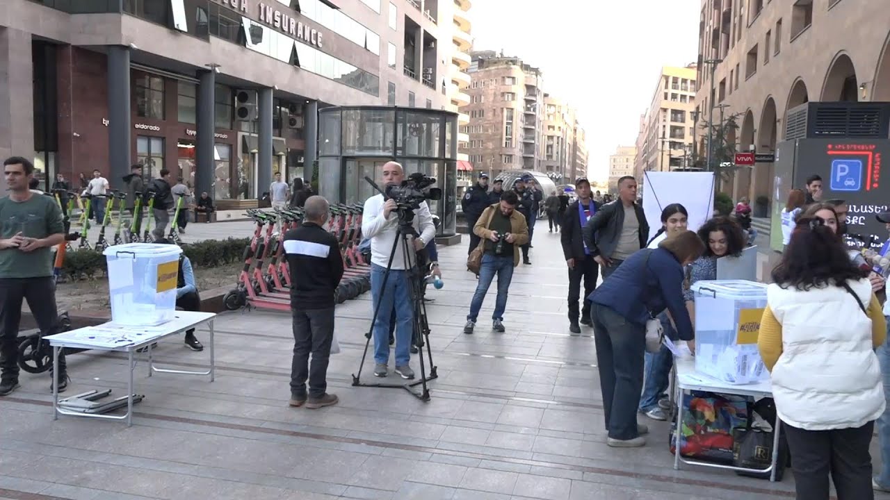 ՈւՂԻՂ. Չենք վստահում իշխանությանը. ստորագրահավաք՝ Երևանում