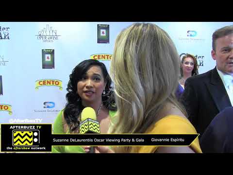 Suzanne DeLaurentiis Gala | Giovannie Espiritu | AfterBuzzTV