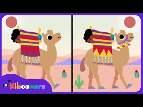 Alice the Camel  | Nursery Rhyme | Spot the Differences | The Kiboomers