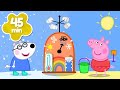 Controlling The WEATHER ️ HOT VS COLD Peppa Pig Full Episodes 45 Minutes Mini Movie