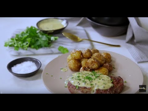 Rib Eye Steaks with Madagascan Pepper Sauce