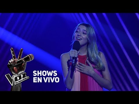 Live Shows #TeamTini: Isabel canta "El tiempo es veloz" de David Lebón - La Voz Argentina 2018