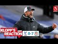 Jürgen Klopp's verdict as ruthless Reds put seven past Palace