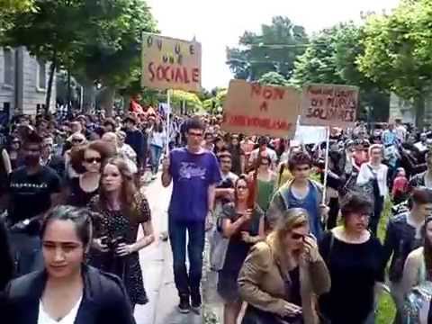 La jeunesse emmerde le Front National, Strasbourg, 29 mai 2014