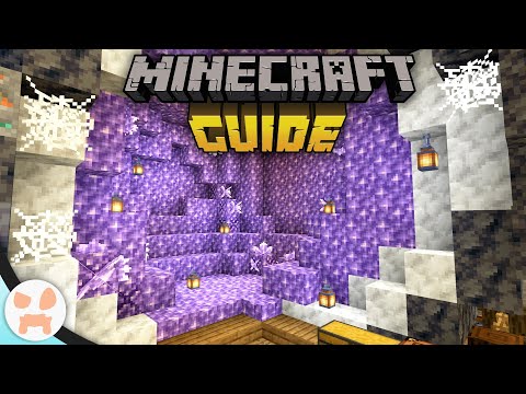 Amethyst Geodes + Spawners! | The Minecraft Guide - Minecraft 1.17 Tutorial Lets Play (138)