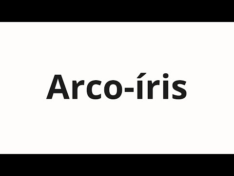 How to pronounce Arco-íris