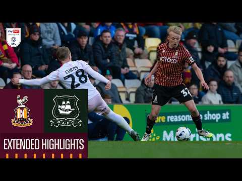 AFC Association Football Club Bradford City 1-1 FC Plymouth Argyle