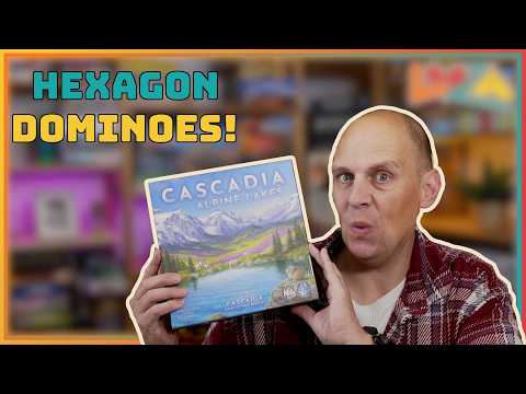 Cascadia: Alpine Lakes — hexagon dominoes that let you build up! (SPIEL Essen 2026)