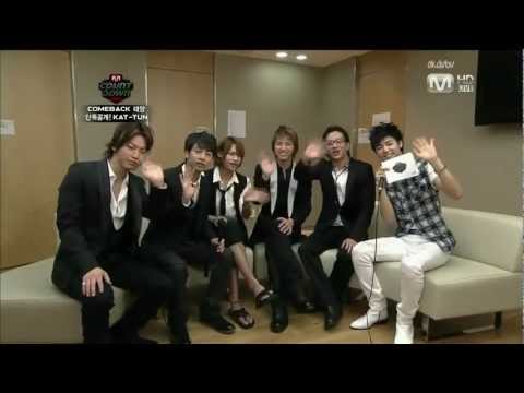 kat-tun & minhyuk on mnet countdown (eng sub)