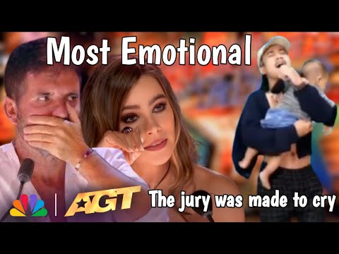 The jury's reaction to seeing a contestant holding a baby while singing at the America's Got Talent