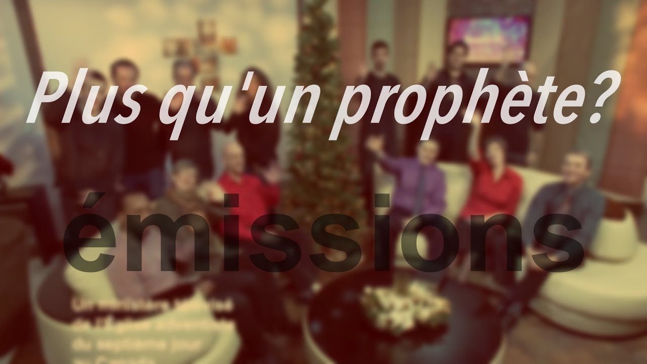 Plus qu’un prophète?