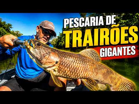 PESCAMOS TRAIRÃO ACAMPADOS E FIZEMOS UM FRITO, pescaria