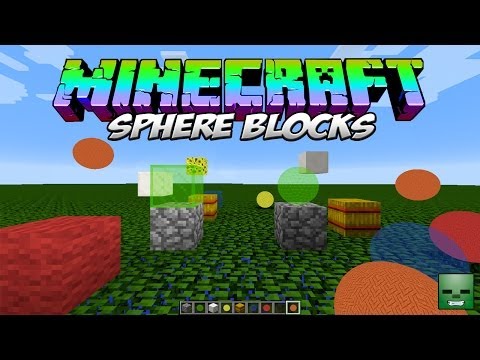 Manucraft - Minecraft ResourcePack: Sphere Blocks [Snapshot 14w06b]