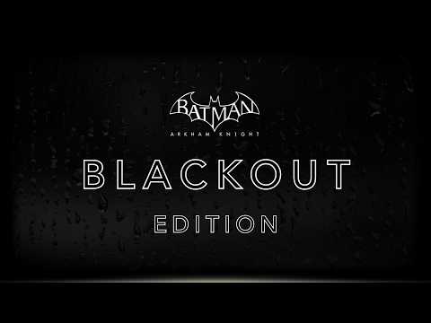 Deep Sleep Rain Sounds | 8 Hours | Black Screen | Gotham City | Batman: Arkham Knight