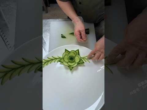 Super salad decoration idea || easy and beautiful salad decorations || cucumber decoration ||