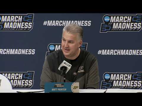Post FDU  - Purdue coach Matt Painter