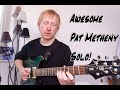 Pat Metheny Solo Transcription on Joshua Redman's "Soul Dance" (by Arne Luebberty)