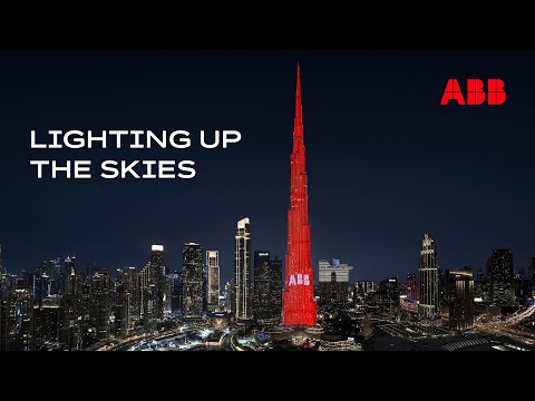 Lighting up the Burj Khalifa