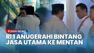 Presiden Prabowo Anugerahi Mentan Amran Tanda Kehormatan Bintang Jasa Utama Atas Swasembada Beras