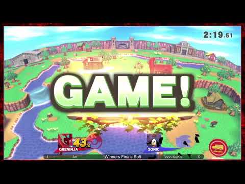 HC83 Smash4 - WF Bo5: Jw (Greninja) vs Toon KaKe (Sonic)