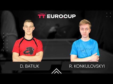 16:20 Dmytro Batiuk - Roman Konkulovskyi  23.08.2025 TT Euro.Cup Ukraine Master. TABLE 4
