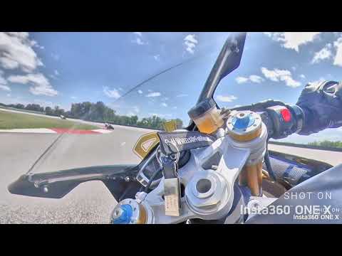 Triumph Daytona 675r Crash at NCM (National Corvette Museum)