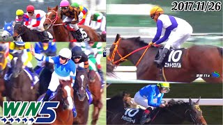 【WIN5】2017.11/26 競馬全レース結果 第37回ジャパンカップ シュヴァルグラン オータムリーフステークス ウェルカムステークス 渡月橋ステークス シャングリラ賞 予想反省