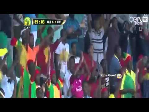 mali vs Côte d'ivoire 1 0 but Yves Bissouma 04 02 2016