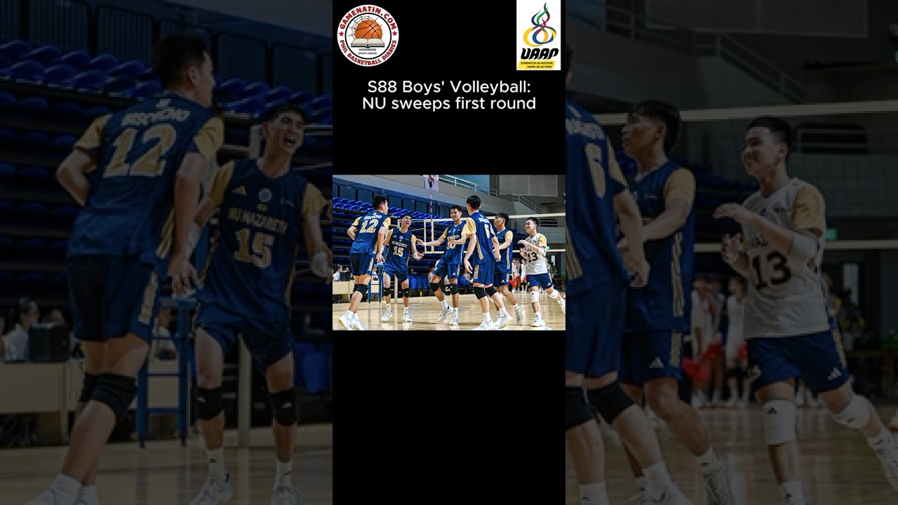 UAAP Boys' Volleyball: NU sweeps first round
