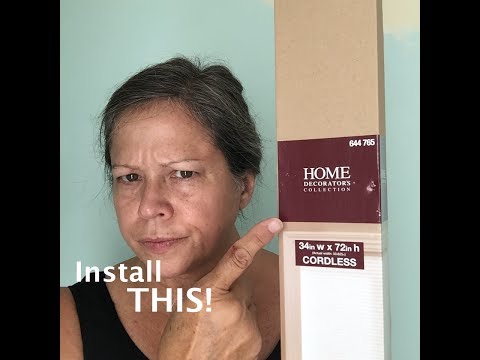 Install Blinds Home Decorators Collection