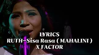 Download lagu RUT _ SISA RASA (MAHALINI) X FACTOR INDONESIA ( LYRICS ) mp3
