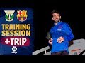 Last workout and trip to Madrid ahead of LaLiga visit to Leganés