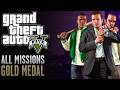 GTA V All Missions Gold Medal Full Game Walkthrough 4K 60FPS No Commentary