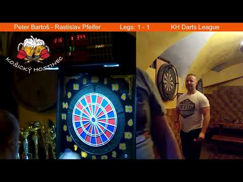 Peter Bartoš - Rastislav Pfeifer (KH Darts League)